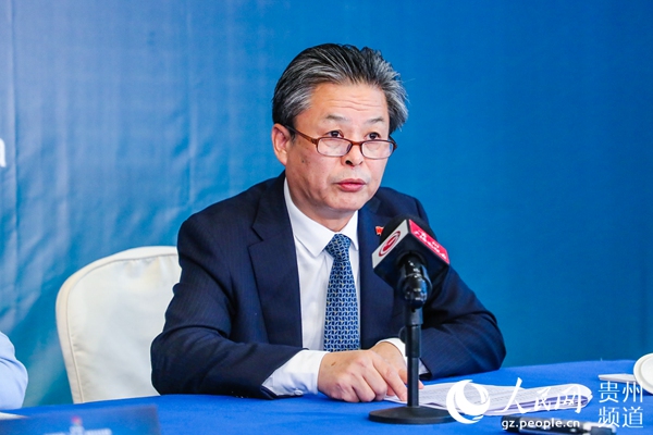 中國-東盟中心秘書長陳德海。吳少飛 攝