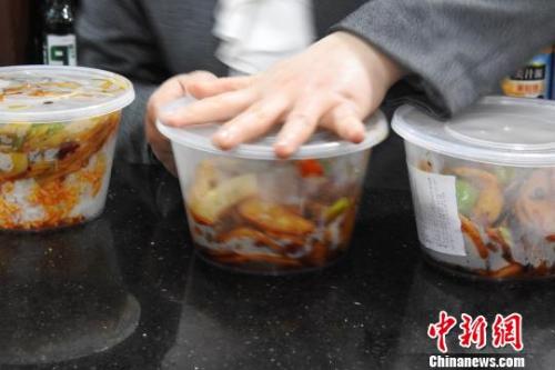 包裝外賣。受訪者供圖